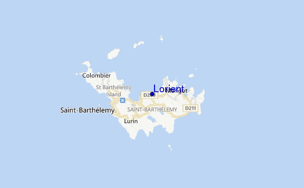 mappa di localizzazione di Lorient