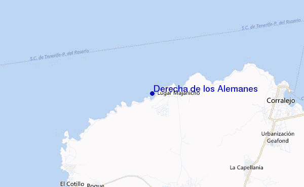 mappa di localizzazione di Derecha de los Alemanes