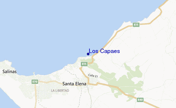 mappa di localizzazione di Los Capaes