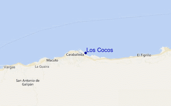 mappa di localizzazione di Los Cocos