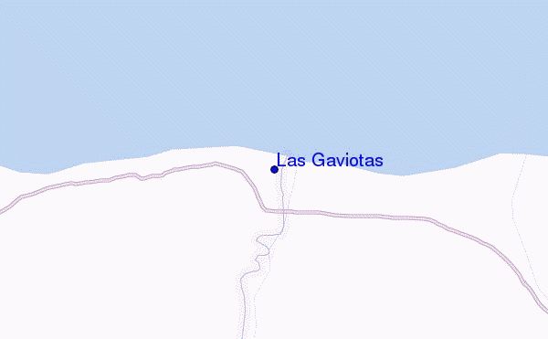 mappa di localizzazione di Las Gaviotas