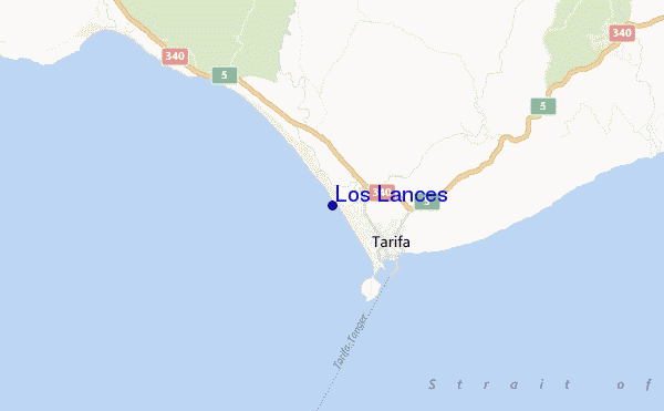 mappa di localizzazione di Los Lances