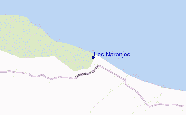 mappa di localizzazione di Los Naranjos
