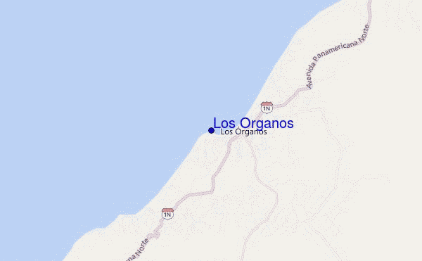 mappa di localizzazione di Los Organos