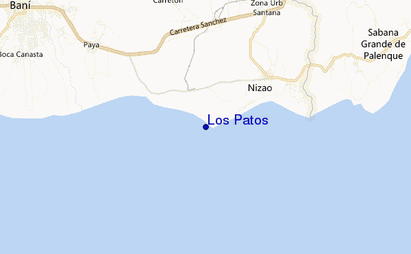 mappa di localizzazione di Los Patos