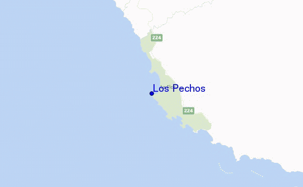 mappa di localizzazione di Los Pechos
