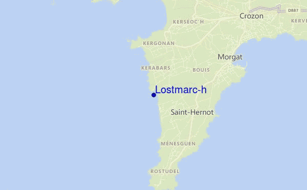 mappa di localizzazione di Lostmarc'h