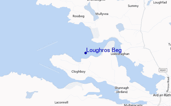 mappa di localizzazione di Loughros Beg