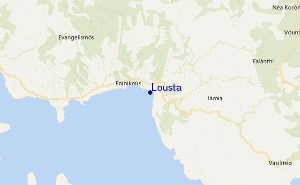 mappa di localizzazione di Lousta
