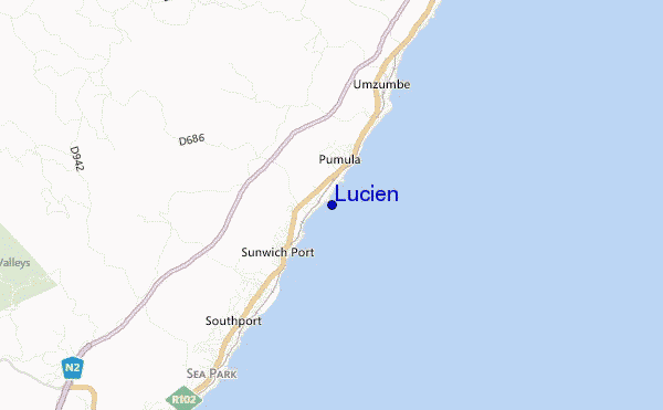 mappa di localizzazione di Lucien