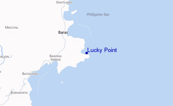 mappa di localizzazione di Lucky Point