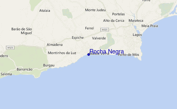 mappa di localizzazione di Rocha Negra