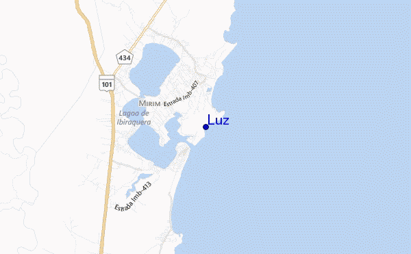 mappa di localizzazione di Luz
