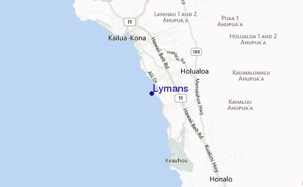 mappa di localizzazione di Lymans