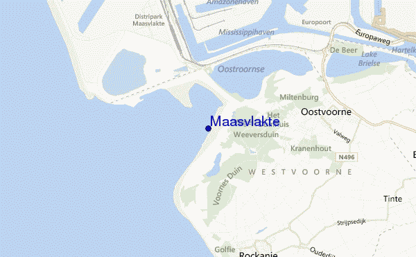 mappa di localizzazione di Maasvlakte