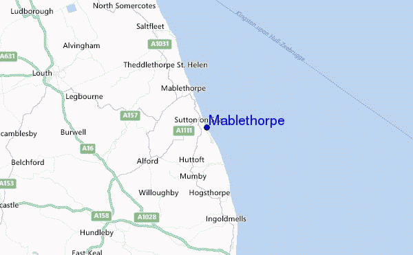 Mablethorpe Location Map