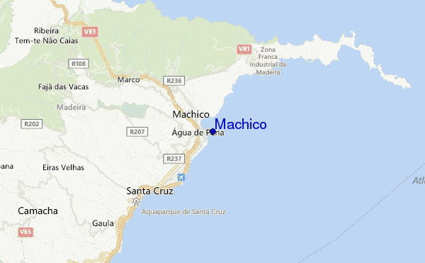 mappa di localizzazione di Machico