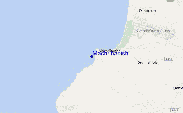 mappa di localizzazione di Machrihanish
