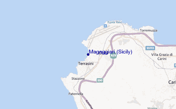 mappa di localizzazione di Magaggiari (Sicily)