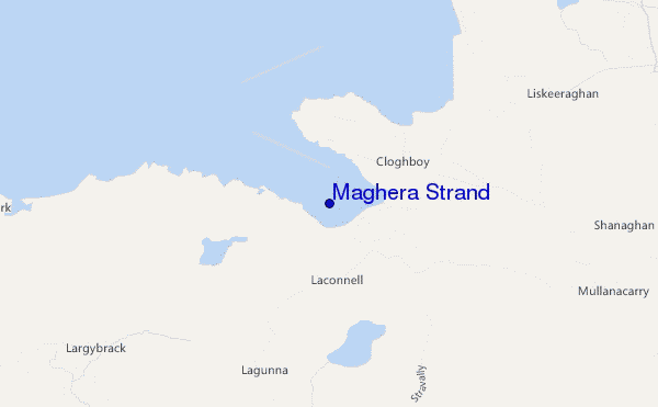 mappa di localizzazione di Maghera Strand