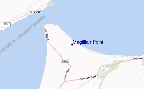 mappa di localizzazione di Magillian Point