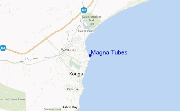 mappa di localizzazione di Magna Tubes
