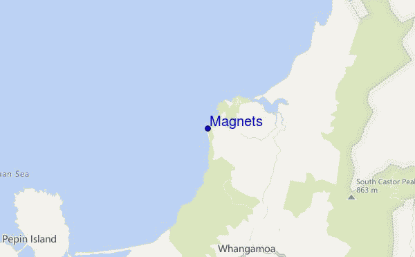 mappa di localizzazione di Magnets