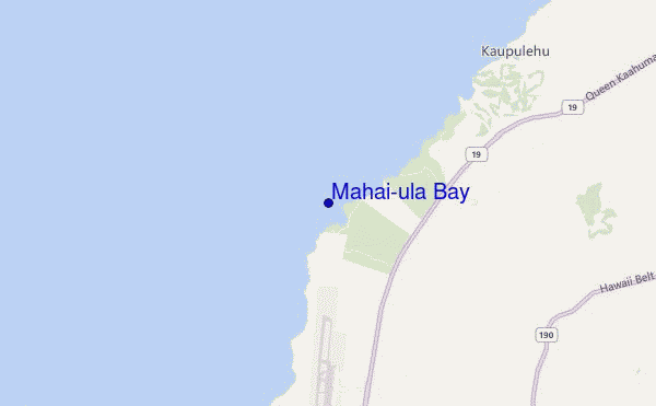 mappa di localizzazione di Mahai'ula Bay