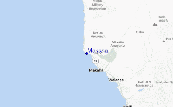 mappa di localizzazione di Makaha