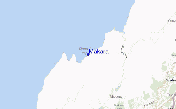 mappa di localizzazione di Makara