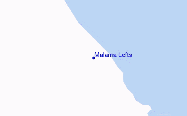 mappa di localizzazione di Malama Lefts