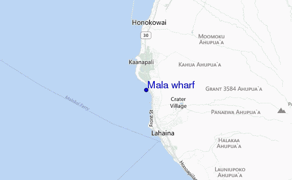 mappa di localizzazione di Mala wharf