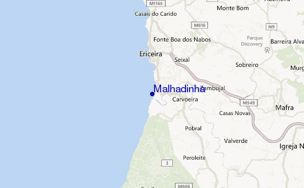 mappa di localizzazione di Malhadinha