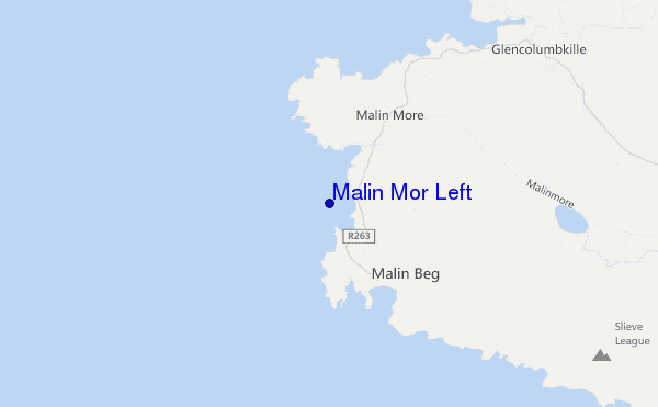 mappa di localizzazione di Malin Mor Left