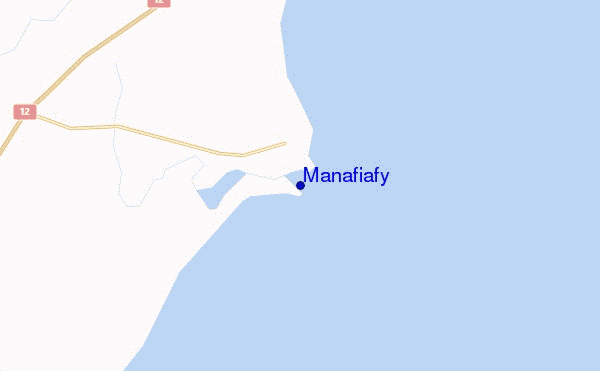 mappa di localizzazione di Manafiafy