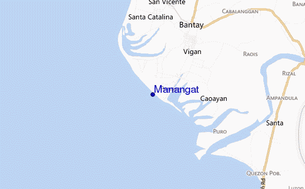 mappa di localizzazione di Manangat