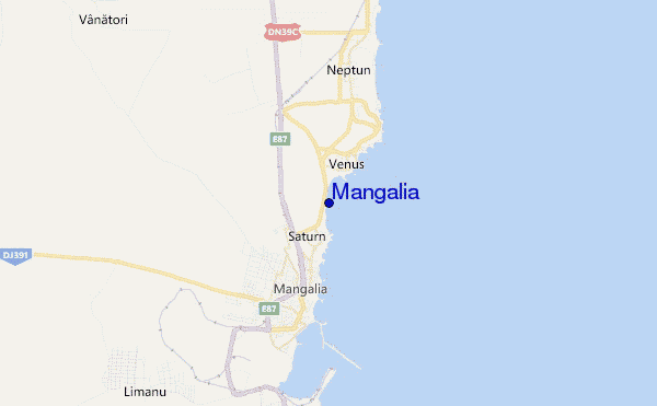 mappa di localizzazione di Mangalia