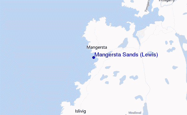 mappa di localizzazione di Mangersta Sands (Lewis)
