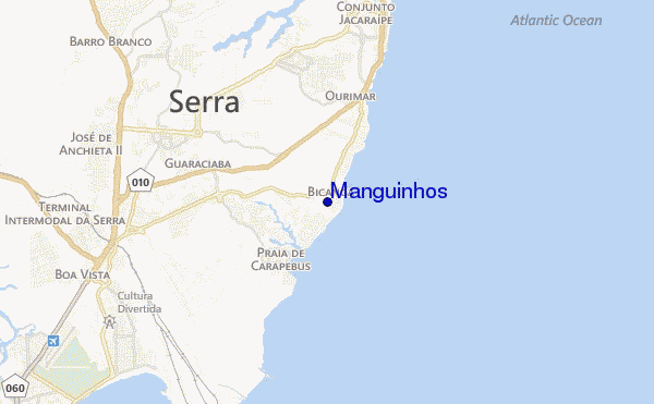 mappa di localizzazione di Manguinhos