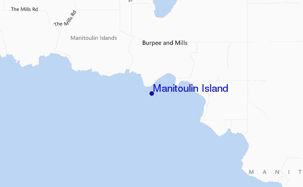 mappa di localizzazione di Manitoulin Island