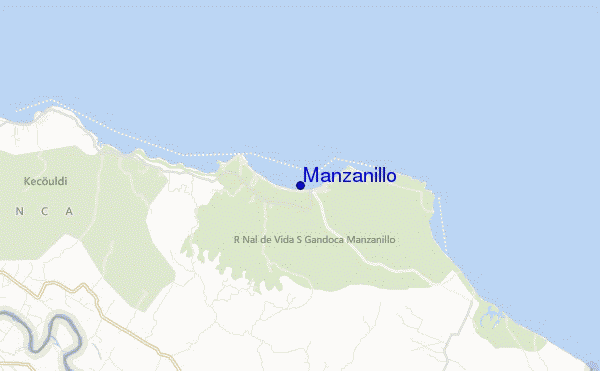 mappa di localizzazione di Manzanillo