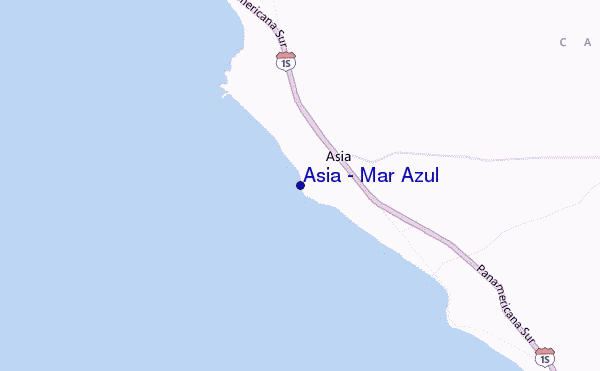 mappa di localizzazione di Asia - Mar Azul