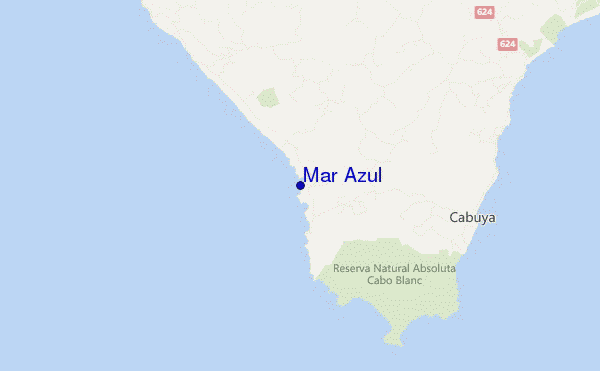 mappa di localizzazione di Mar Azul