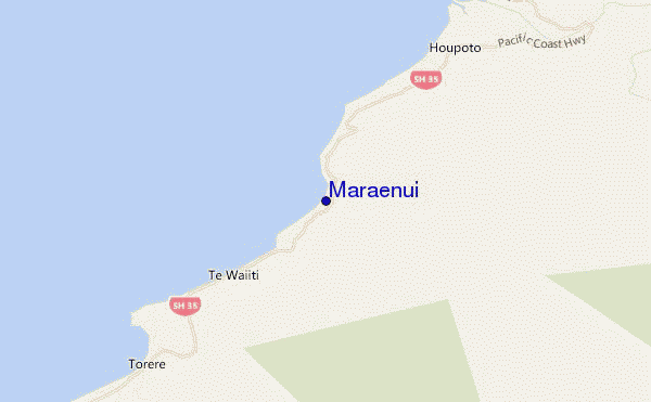 mappa di localizzazione di Maraenui