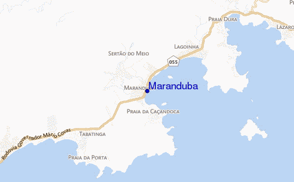 mappa di localizzazione di Maranduba