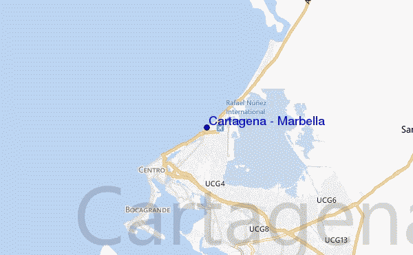mappa di localizzazione di Cartagena - Marbella