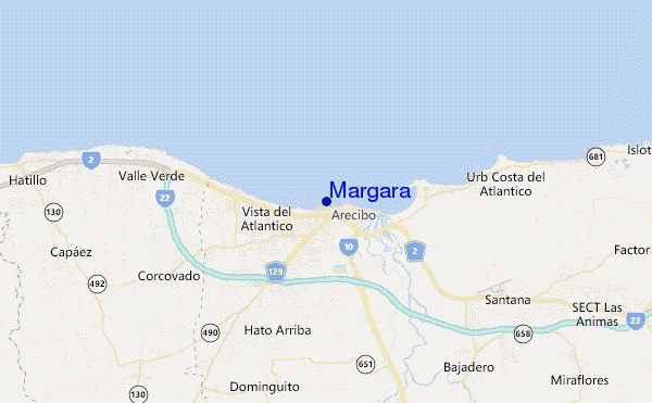 mappa di localizzazione di Margara