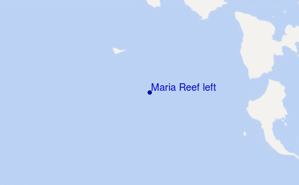 mappa di localizzazione di Maria Reef left