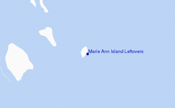 mappa di localizzazione di Marie Ann Island Leftovers