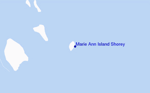 mappa di localizzazione di Marie Ann Island Shorey